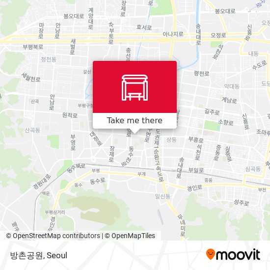방촌공원 map