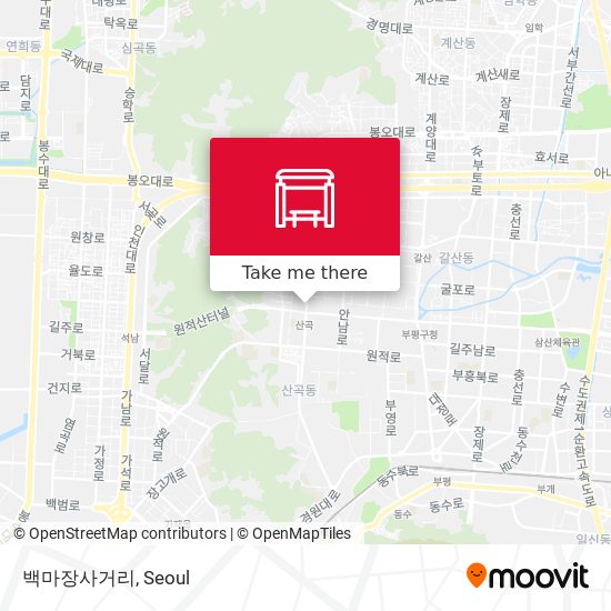 백마장사거리 map