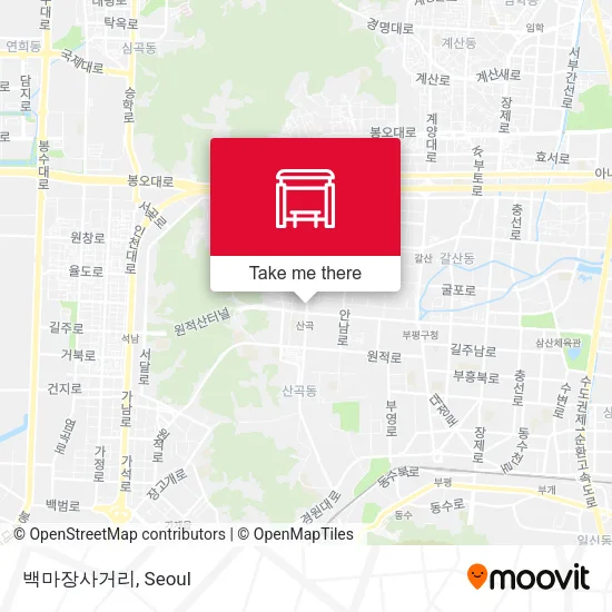백마장사거리 map