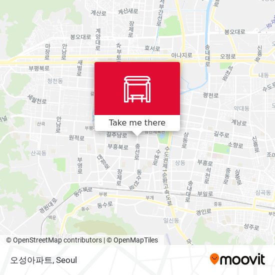 오성아파트 map