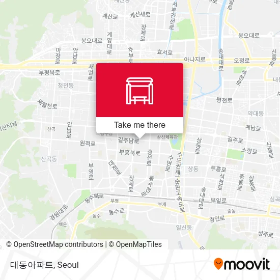 대동아파트 map