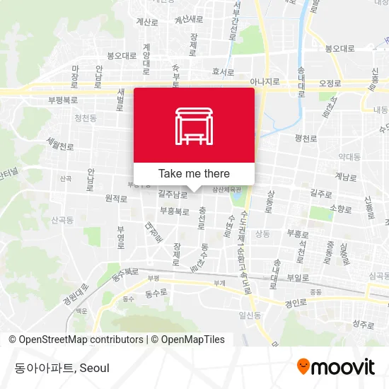 동아아파트 map