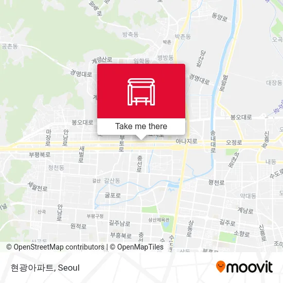 현광아파트 map