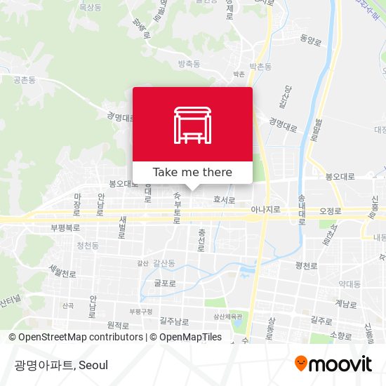 광명아파트 map