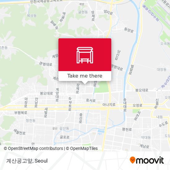 계산공고앞 map