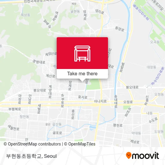 부현동초등학교 map