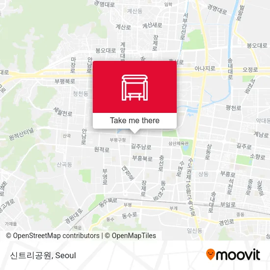 신트리공원 map