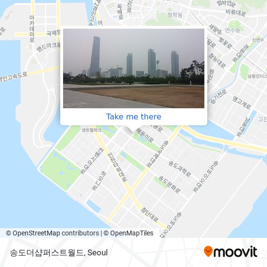 송도더샵퍼스트월드 map