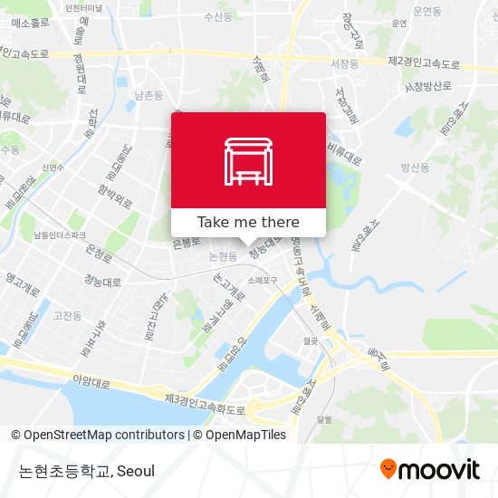 논현초등학교 map