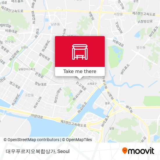 대우푸르지오복합상가 map
