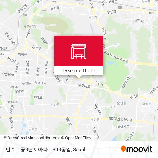 만수주공8단지아파트808동앞 map