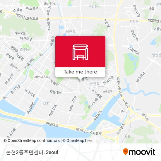 논현2동주민센터 map