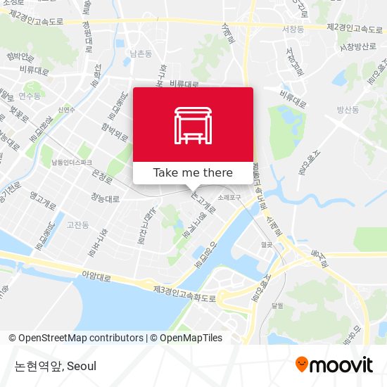논현역앞 map