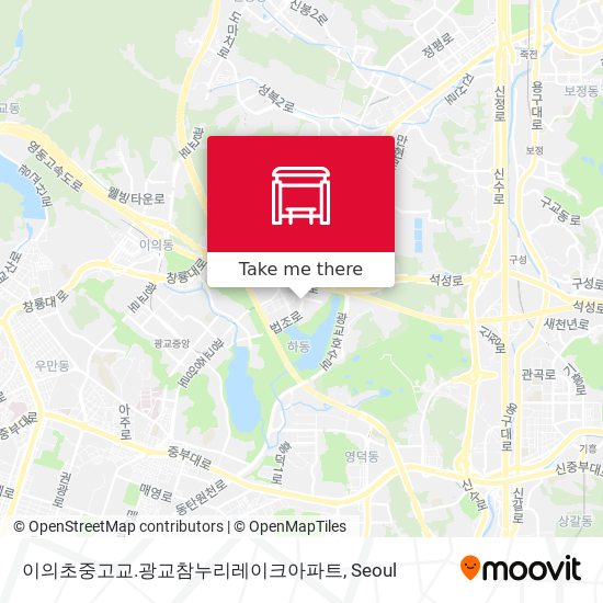 이의초중고교.광교참누리레이크아파트 map