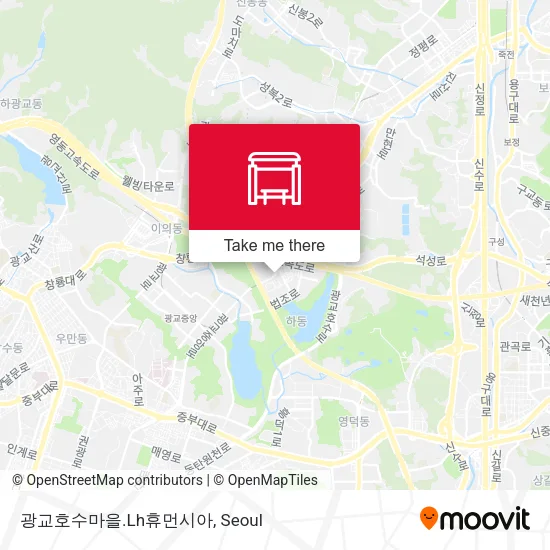 광교호수마을.Lh휴먼시아 map