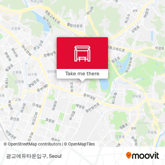 광교에듀타운입구 map