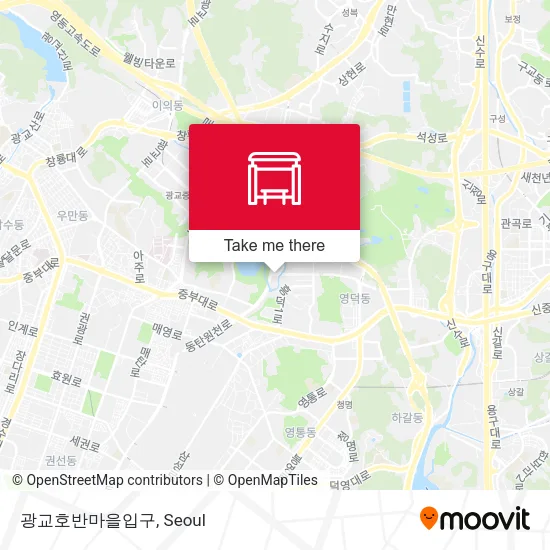광교호반마을입구 map