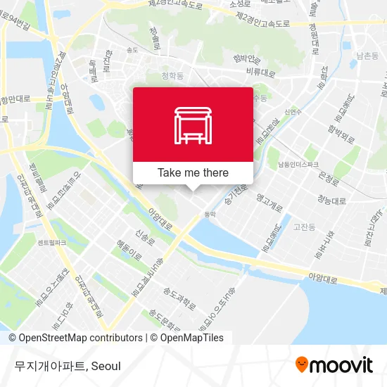 무지개아파트 map