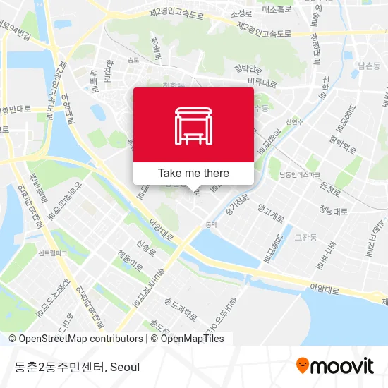 동춘2동주민센터 map