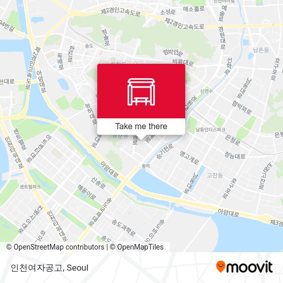인천여자공고 map