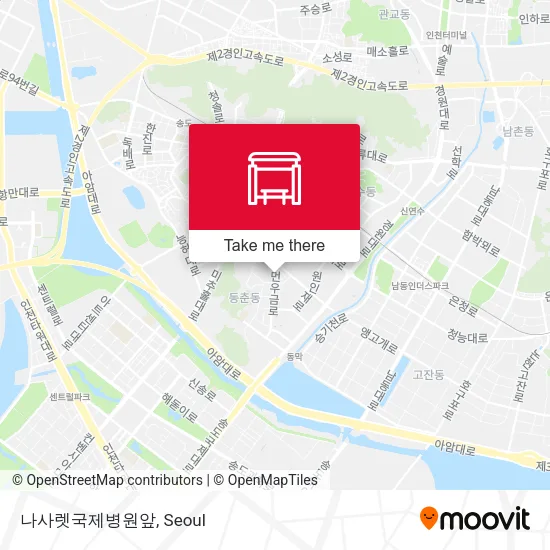 나사렛국제병원앞 map