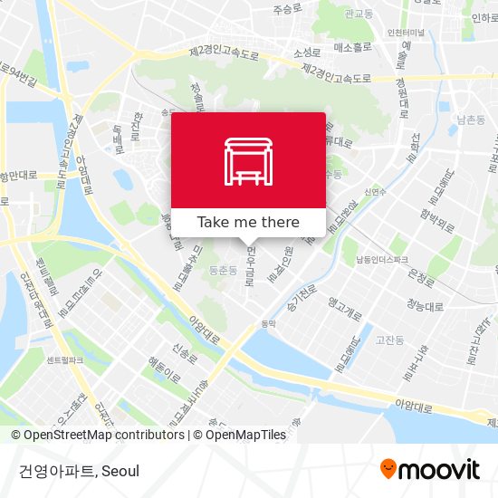 건영아파트 map