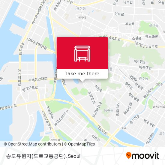 송도유원지(도로교통공단) map