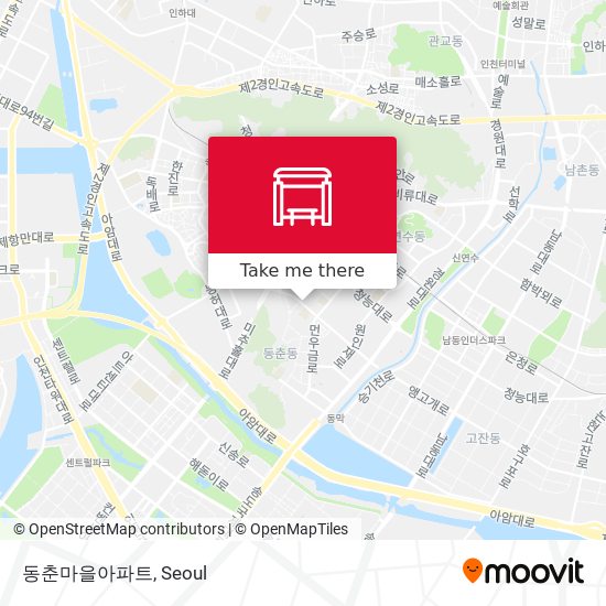 동춘마을아파트 map