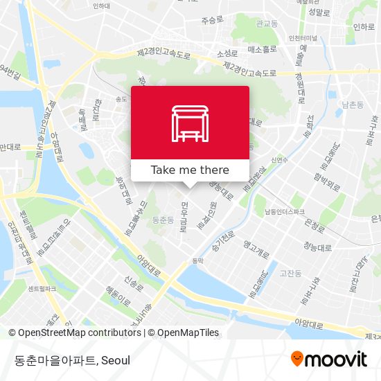 동춘마을아파트 map