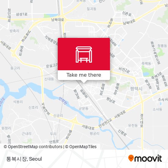 통복시장 map