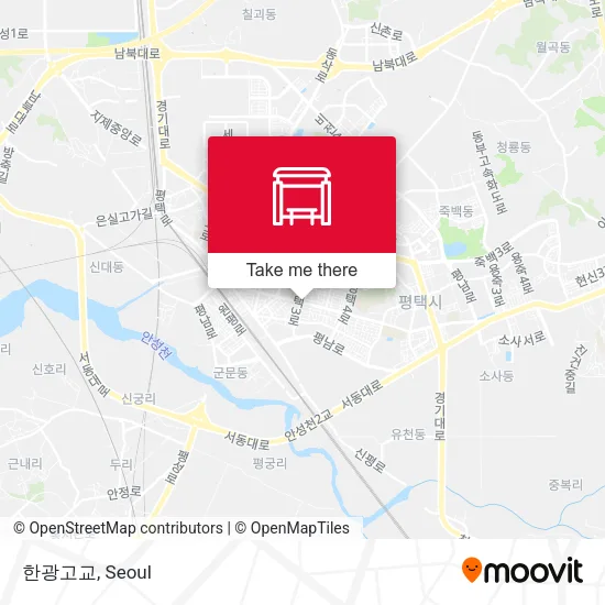 한광고교 map