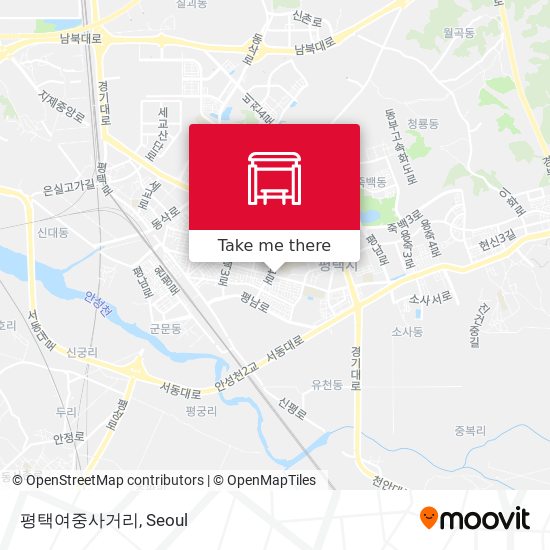 평택여중사거리 map