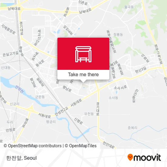 한전앞 map