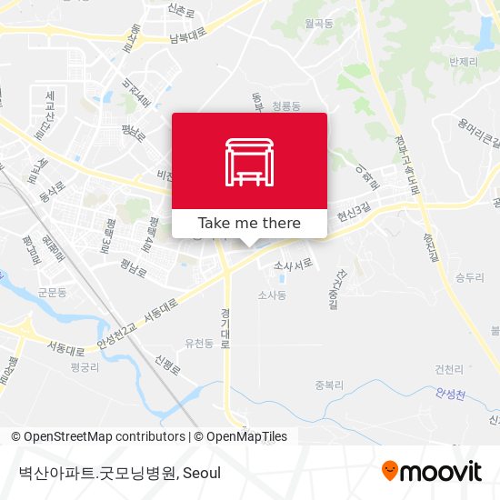 벽산아파트.굿모닝병원 map