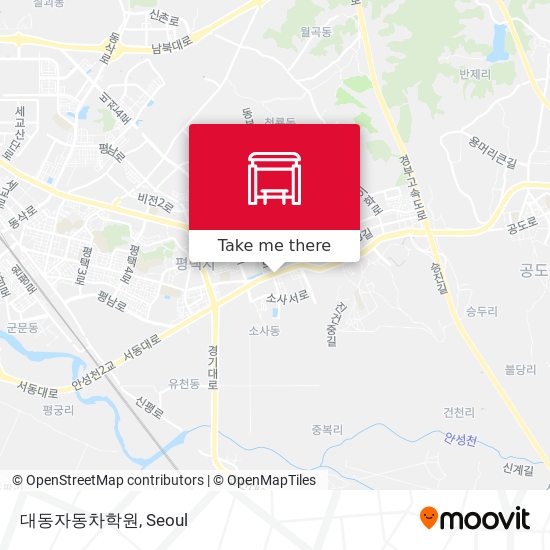 대동자동차학원 map