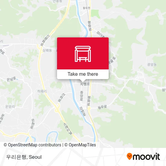 우리은행 map