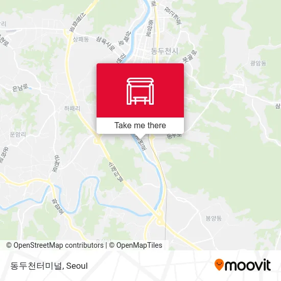 동두천터미널 map