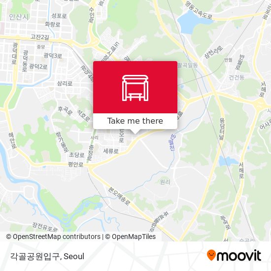 각골공원입구 map