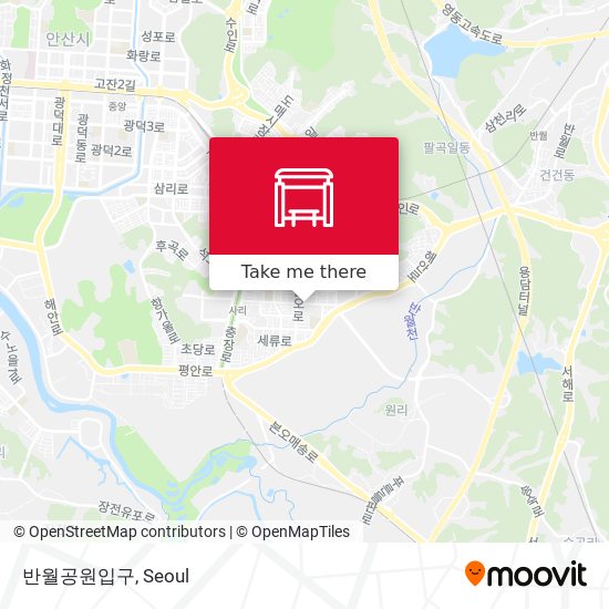반월공원입구 map