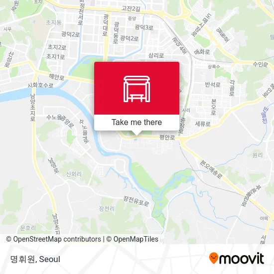 명휘원 map