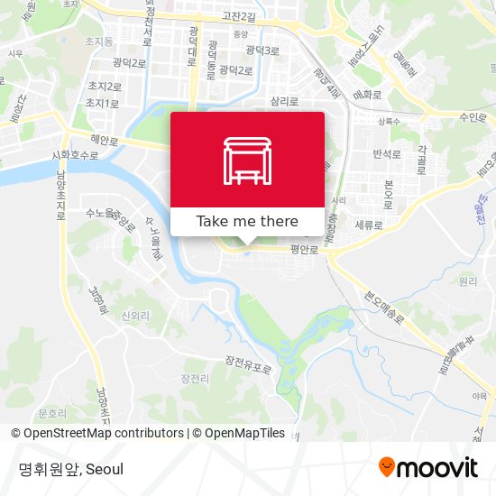 명휘원앞 map