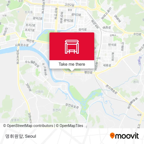 명휘원앞 map