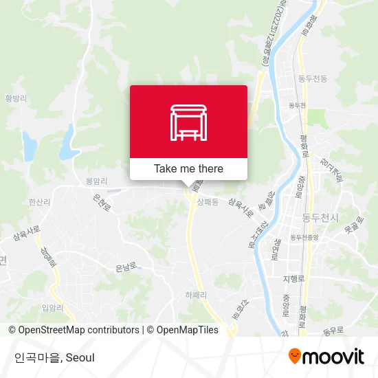 인곡마을 map