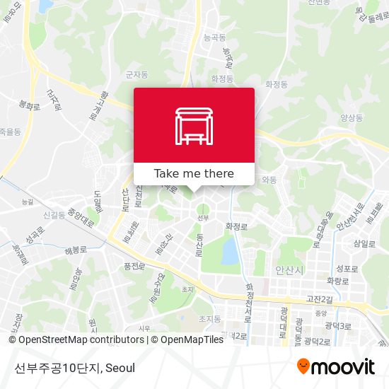 선부주공10단지 map