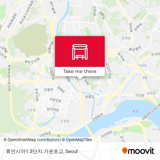 휴먼시아1.3단지.가운초교 map