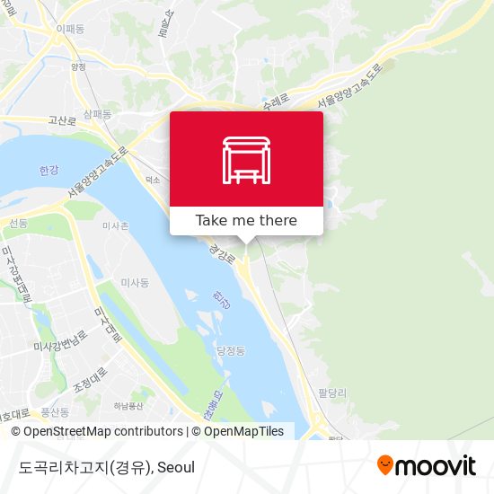 도곡리차고지(경유) map