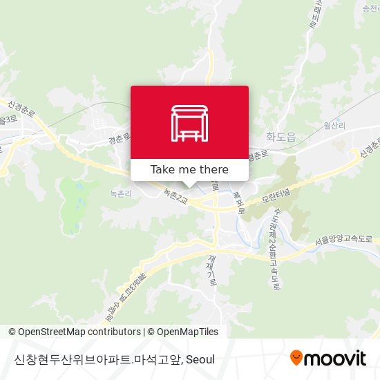 신창현두산위브아파트.마석고앞 map