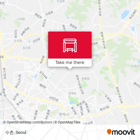 수촌 map