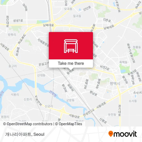 개나리아파트 map