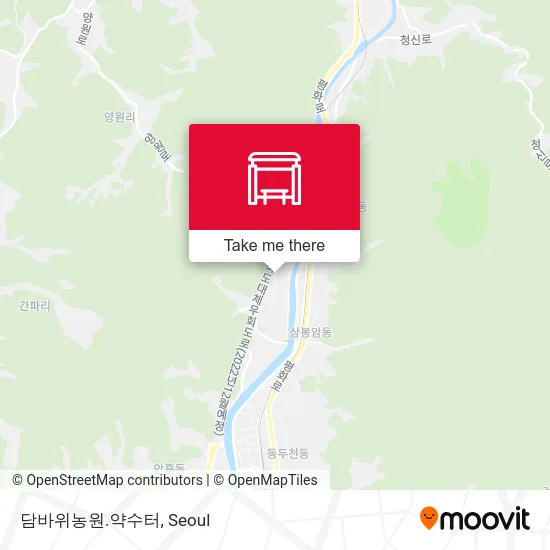 담바위농원.약수터 map